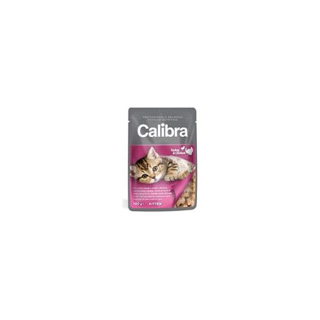 Calibra Cat Tasche - Kätzchen Pute und Huhn in Soße 100 g