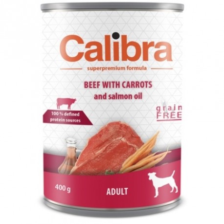 Calibra Dog Adult Rind mit Karotten 400 g