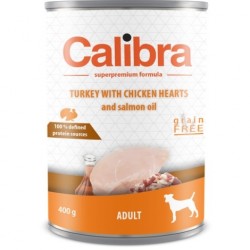 Calibra Adult Hunde Huhn und Putenherzen 400 g