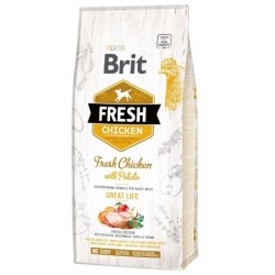 Brit Dog Fresh Chicken Potato Adult Great Life 12kg