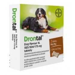 Drontal Dog Flavour XL 525/504/175mg tbl.2